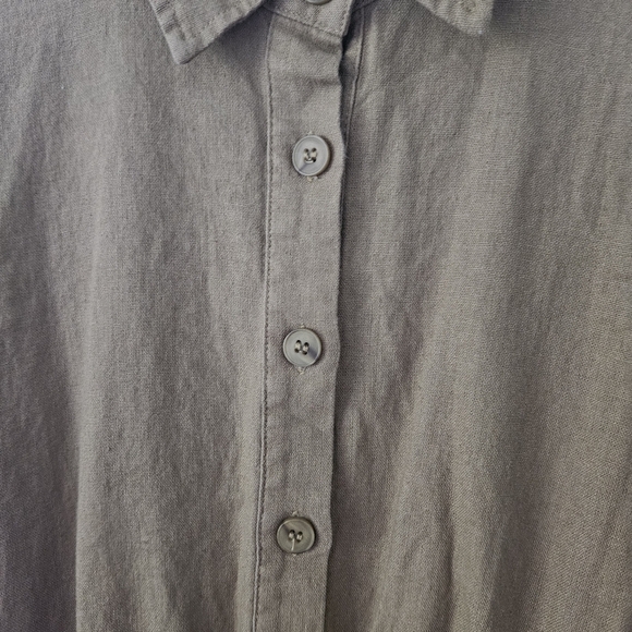 BB Dakota Olive Green Linen-Blend Short Sleeve Romper Size XL - Picture 6 of 12